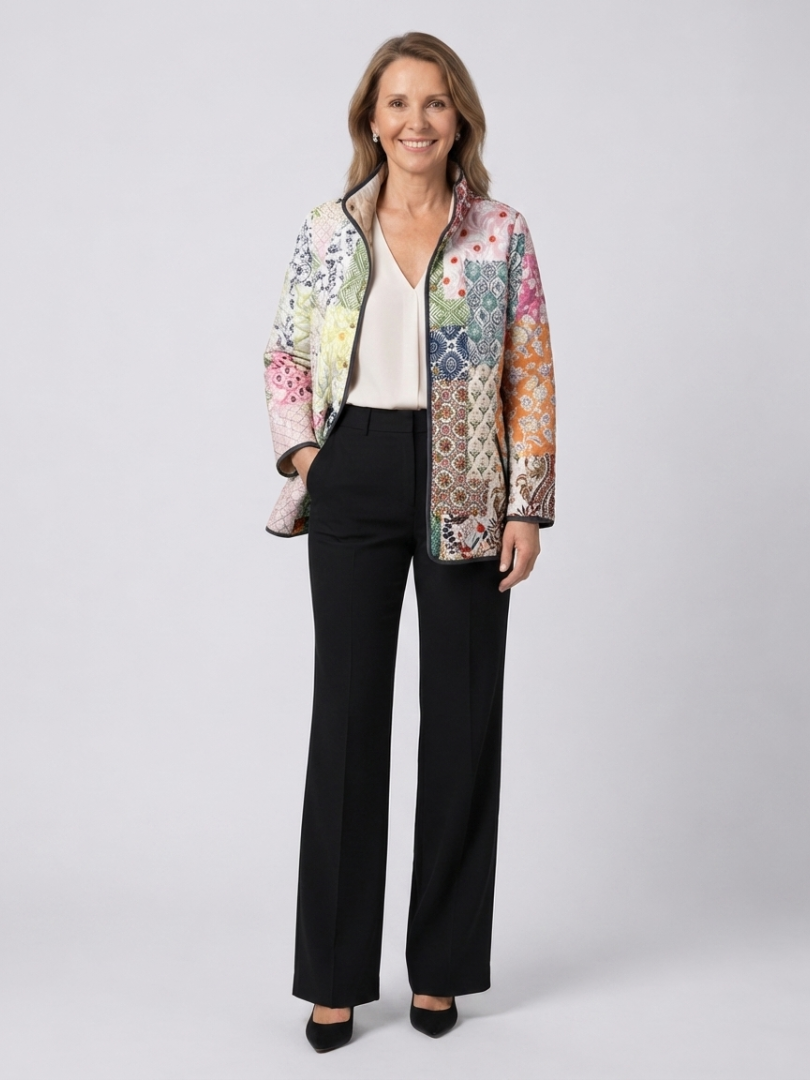 Veste Matelassée Patchwork Bohème Florence