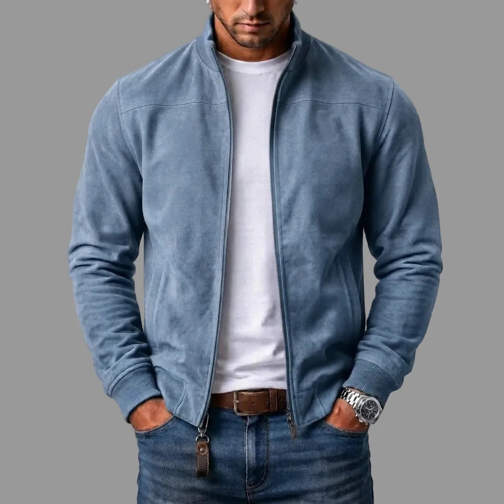 Carl | Suede Bomber