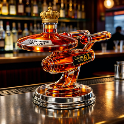 60e anniversaire de l'USS Enterprise - Carafe à whisky