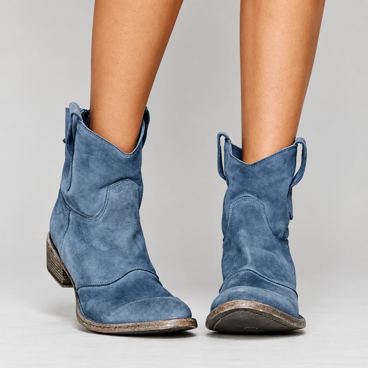 Élina | Bottines Western Suédine