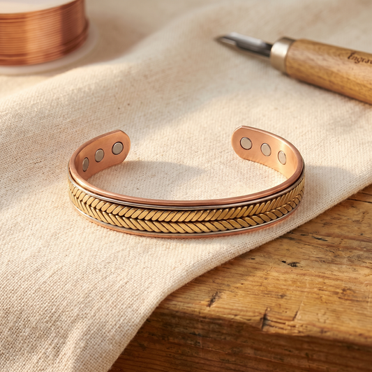 Bracelet en cuivre de la récolte