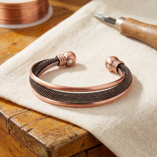 Bracelet en cuivre de cairn