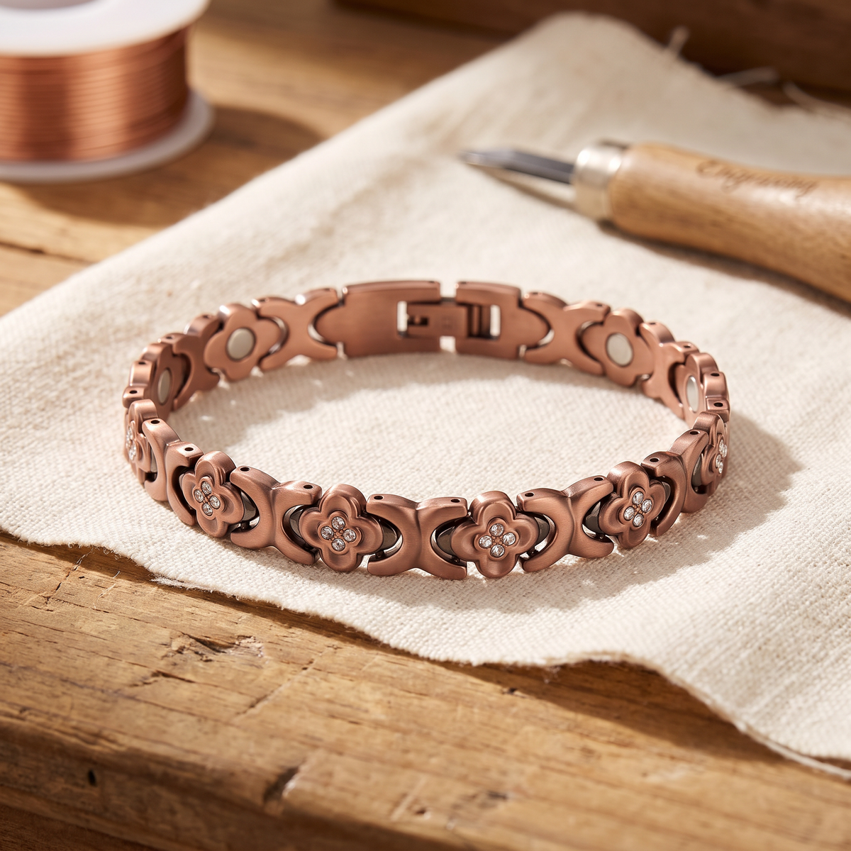 Bracelet en cuivre Keel